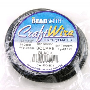 BEADSMITH 黑色方線 21G